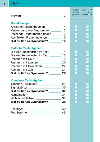 Produktbild: Sicher ins Gymnasium Mathematik Textaufgaben 4. Klasse