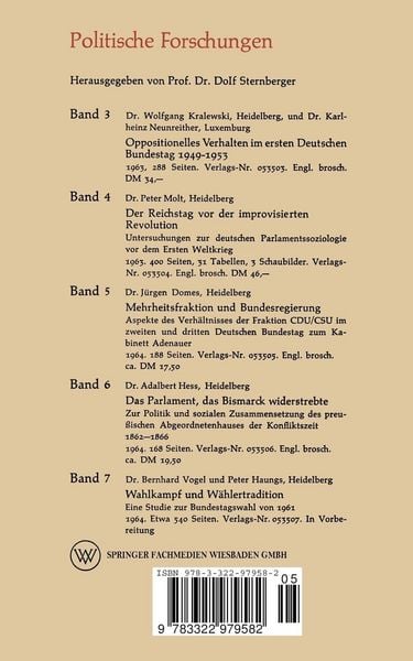 Produktbild: Mehrheitsfraktion und Bundesregierung