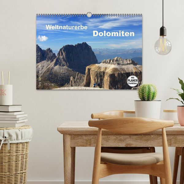 Produktbild: Weltnaturerbe DOLOMITEN (Wandkalender 2026 DIN A3 quer), CALVENDO Monatskalender