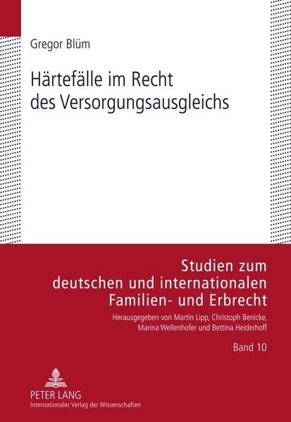 Produktbild: H&auml;rtef&auml;lle im Recht des Versorgungsausgleichs