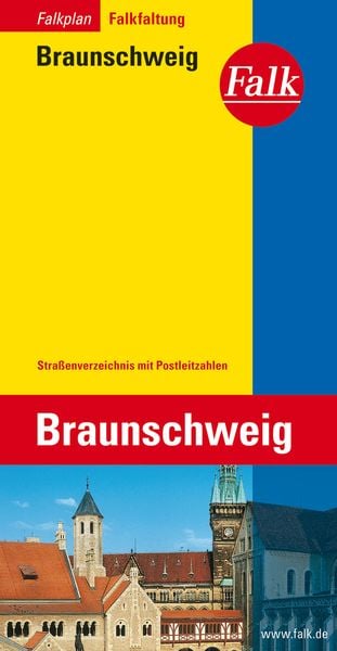 Produktbild: Falk Stadtplan Falkfaltung Braunschweig 1:20 000