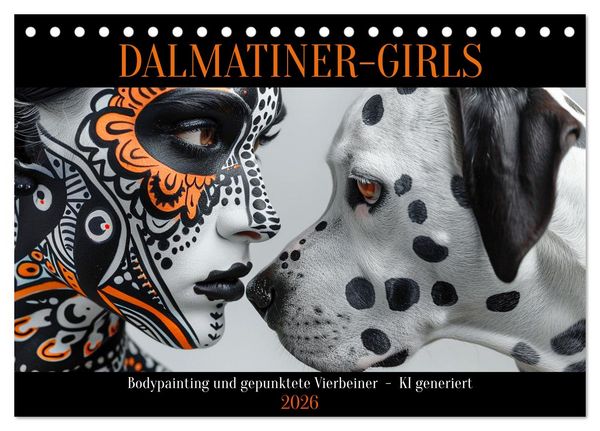 Produktbild: Dalmatinergirls (Tischkalender 2026 DIN A5 quer), CALVENDO Monatskalender