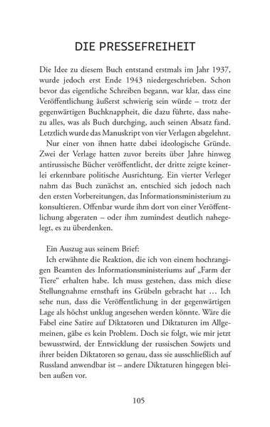 Produktbild: Die Farm der Tiere. Ein M&auml;rchen. George Orwell (Neu&uuml;bersetzung)
