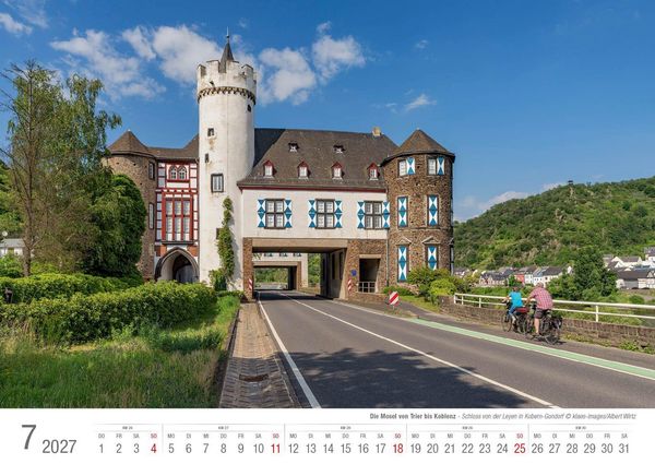 Produktbild: Die Mosel von Trier bis Koblenz 2026 Bildkalender A3 Spiralbindung