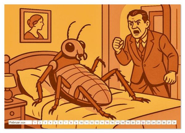 Produktbild: Franz Kafka (Wandkalender 2026 DIN A2 quer), CALVENDO Monatskalender