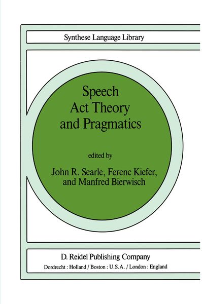 Produktbild: Speech Act Theory and Pragmatics