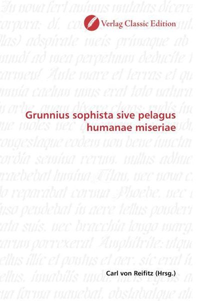 Produktbild: Grunnius sophista sive pelagus humanae miseriae