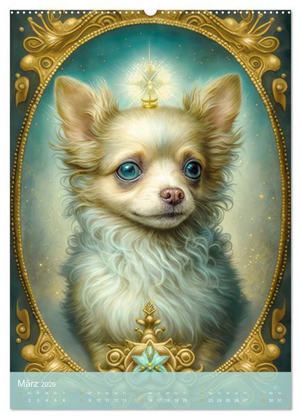 Produktbild: Tiere im Tarot Stil (Wandkalender 2026 DIN A2 hoch), CALVENDO Monatskalender