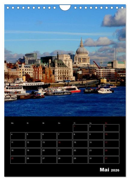 Produktbild: London London (Wandkalender 2026 DIN A4 hoch), CALVENDO Monatskalender