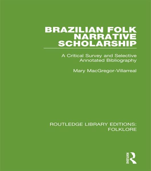 Produktbild: Brazilian Folk Narrative Scholarship (RLE Folklore)
