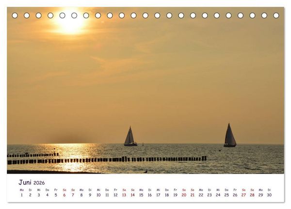 Produktbild: Natur und Landschaft Mecklenburg - Vorpommern 2026 (Tischkalender 2026 DIN A5 quer), CALVENDO Monatskalender