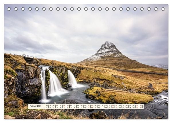 Produktbild: Island. Ein Jahr am Rand der Welt (Tischkalender 2027 DIN A5 quer), CALVENDO Monatskalender