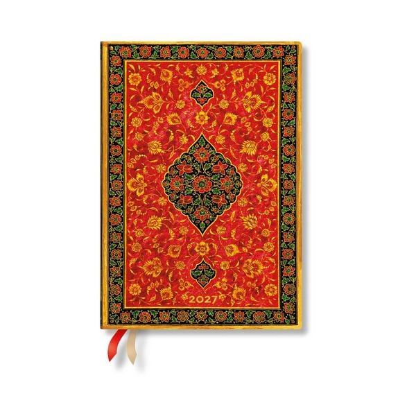 Produktbild: 2027 Layla MIDI Hardcover 12-Month Daily Planner, 416pg, 80gsm by Paperblanks (Persian Poetry)