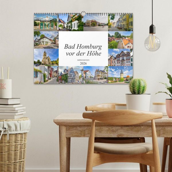 Produktbild: Bad Homburg vor der H&ouml;he Impressionen (Wandkalender 2026 DIN A3 quer), CALVENDO Monatskalender