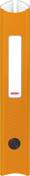 Produktbild: Brunnen Ordner &bdquo;WAVE&ldquo; &brvbar; A4, 50 mm, Hebelmechanik mit gummiertem Griff, orange
