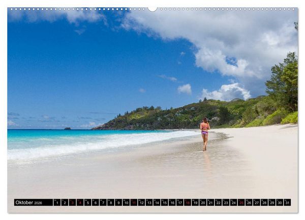 Produktbild: Seychellen. Sonneninseln - Mah&eacute;, La Digue, Praslin (Wandkalender 2026 DIN A2 quer), CALVENDO Monatskalender