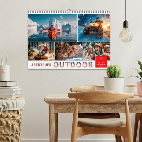 Produktbild: Abenteuer Outdoor (Wandkalender 2026 DIN A3 quer), CALVENDO Monatskalender