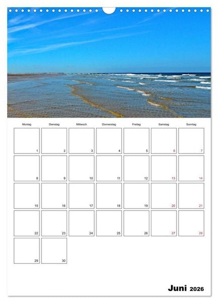 Produktbild: Langeoog - eine Trauminsel (Wandkalender 2026 DIN A3 hoch), CALVENDO Monatskalender