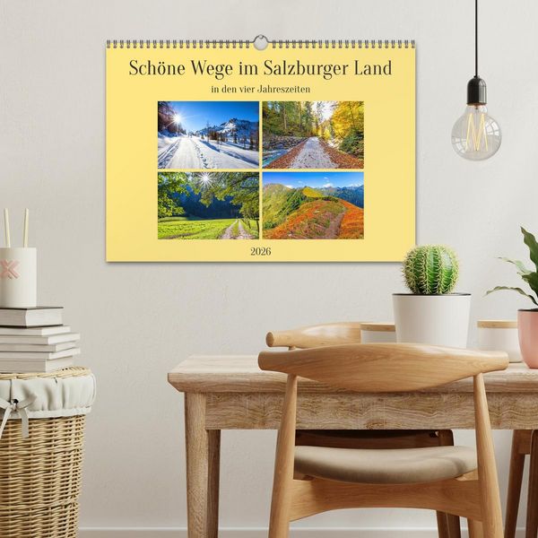 Produktbild: Sch&ouml;ne Wege im Salzburger Land (Wandkalender 2026 DIN A3 quer), CALVENDO Monatskalender