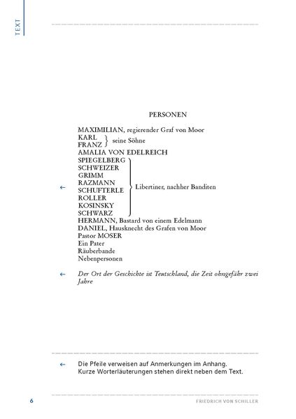 Produktbild: Die R&auml;uber von Friedrich Schiller (Textausgabe)