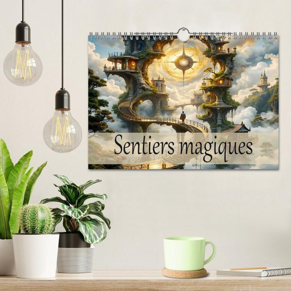 Produktbild: Sentiers magiques (Calendrier mural 2026 DIN A4 vertical), CALVENDO calendrier mensuel