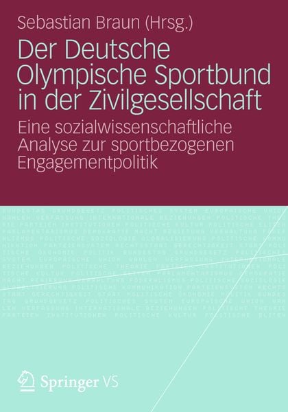 Produktbild: Der Deutsche Olympische Sportbund in der Zivilgesellschaft