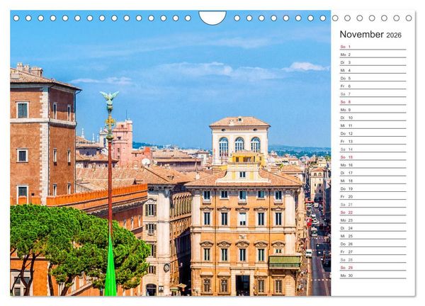 Produktbild: ROM - Ein Spaziergang durch die Geschichte (Wandkalender 2026 DIN A4 quer), CALVENDO Monatskalender