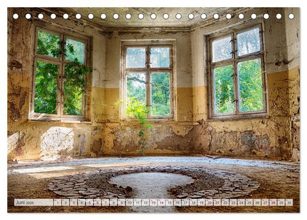 Produktbild: Lost Places Kalender - Daylight (Tischkalender 2026 DIN A5 quer), CALVENDO Monatskalender