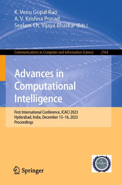 Produktbild: Advances in Computational Intelligence