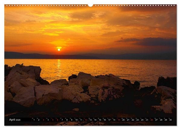 Produktbild: Rund um Krk (Wandkalender 2026 DIN A2 quer), CALVENDO Monatskalender