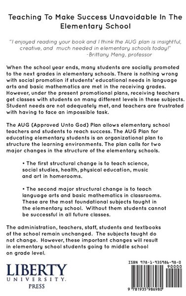 Produktbild: Teaching to Make Success Unavoidable in the Elementary School