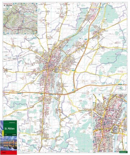 Produktbild: freytag & berndt Stadtplan St. P&ouml;lten 1:15.000