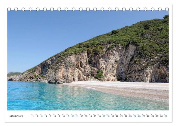 Produktbild: Korfu - Perle an der Adria. Natur, Kultur und Canal D'Amour (Tischkalender 2026 DIN A5 quer), CALVENDO Monatskalender