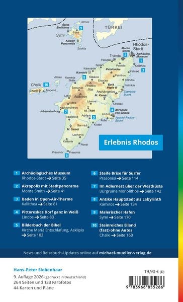 Produktbild: Reisef&uuml;hrer Rhodos