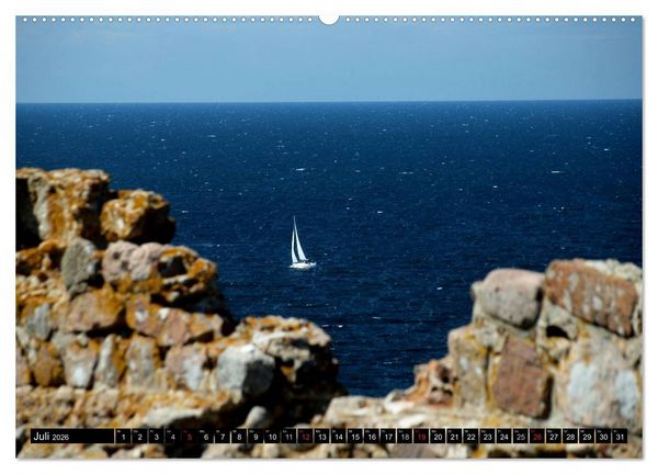 Produktbild: Bornholm - D&auml;nemark (hochwertiger Premium Wandkalender 2026 DIN A2 quer), Kunstdruck in Hochglanz