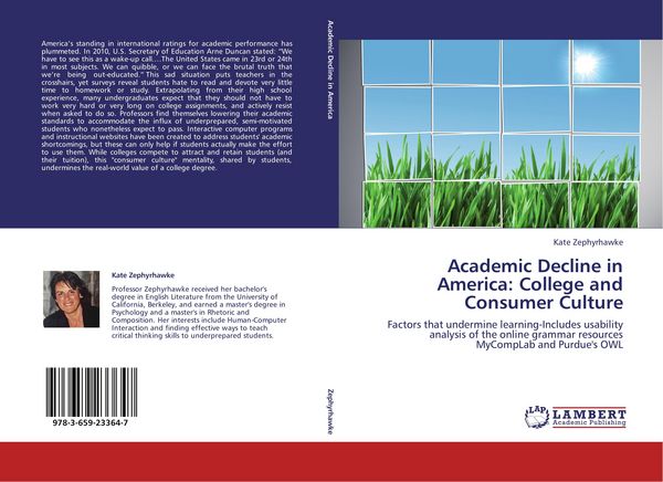 Produktbild: Academic Decline in America: College and Consumer Culture