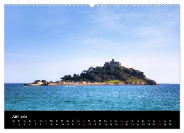 Produktbild: Cornwall (Wandkalender 2026 DIN A2 quer), CALVENDO Monatskalender