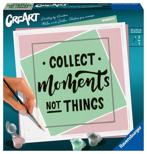 Produktbild: Ravensburger CreArt - Malen nach Zahlen 20270 &ndash; Collect Moments, not Things &ndash; ab 12 Jahren