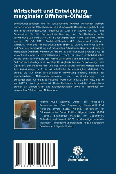 Produktbild: Wirtschaft und Entwicklung marginaler Offshore-&Ouml;lfelder