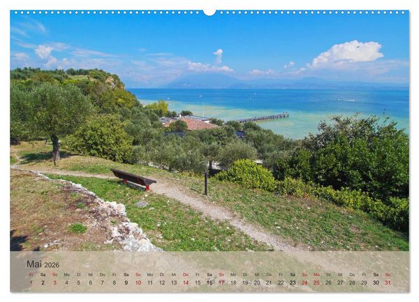 Produktbild: Gardasee - lago di Garda by Sascha Ferrari (Wandkalender 2026 DIN A2 quer), CALVENDO Monatskalender