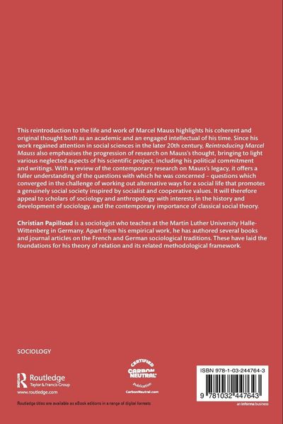 Produktbild: Reintroducing Marcel Mauss