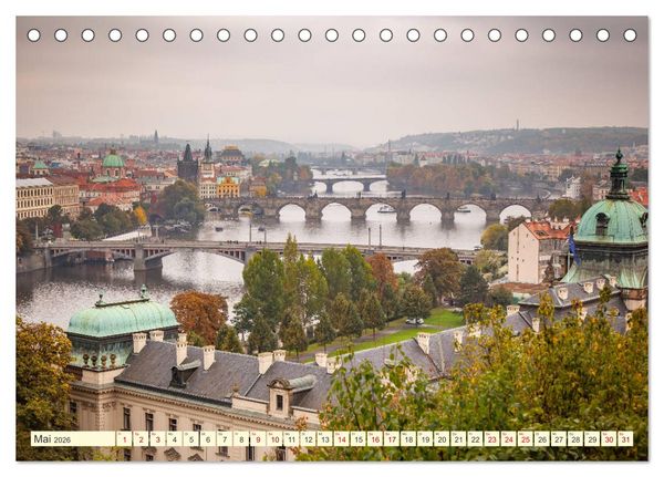 Produktbild: Die sch&ouml;ne Stadt Prag (Tischkalender 2026 DIN A5 quer), CALVENDO Monatskalender
