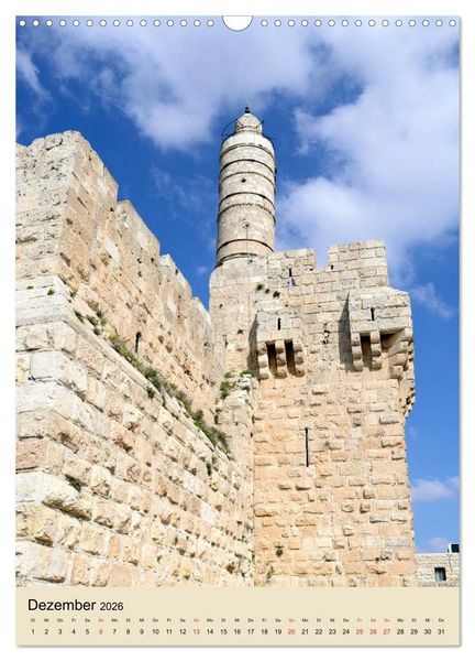 Produktbild: Jerusalem - Jeruschalajim (Wandkalender 2026 DIN A3 hoch), CALVENDO Monatskalender