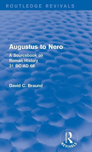 Produktbild: Augustus to Nero (Routledge Revivals)
