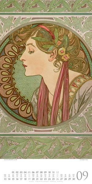 Produktbild: Alfons Mucha Kalender 2027