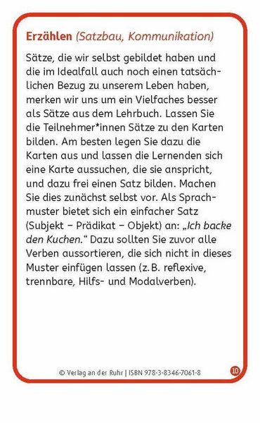 Produktbild: Verben: Set 2 - Deutsch, Englisch, Franz&ouml;sisch und Arabisch