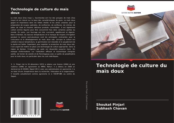 Produktbild: Technologie de culture du ma&iuml;s doux