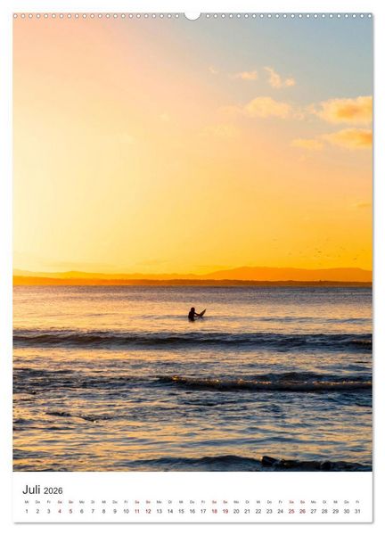 Produktbild: Surfen - Auf der perfekten Welle. (Wandkalender 2026 DIN A2 hoch), CALVENDO Monatskalender