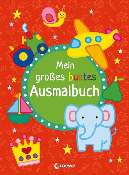 Produktbild: Mein gro&szlig;es buntes Ausmalbuch (Elefant)