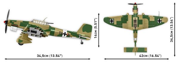 Produktbild: COBI Historical Collection 5748 - Junkers JU-87 B-2